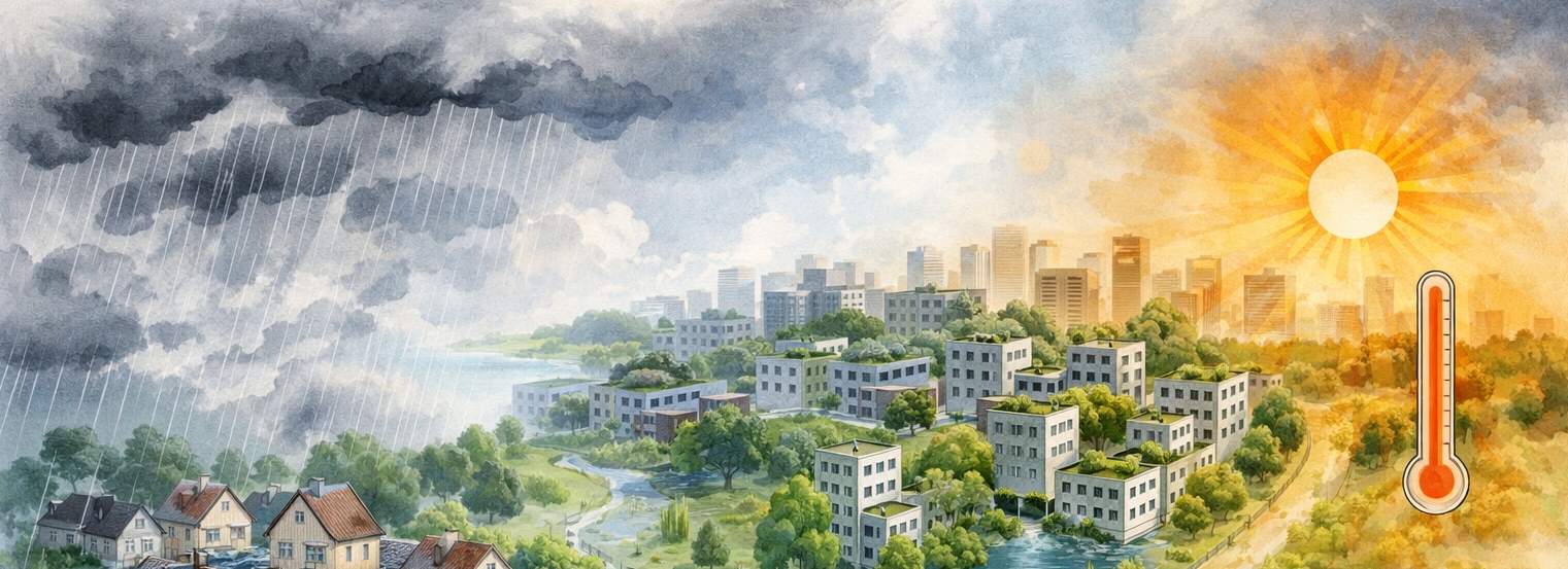 Klimaanpassung in der Bauleitplanung: Was XPlanung-Daten leisten können