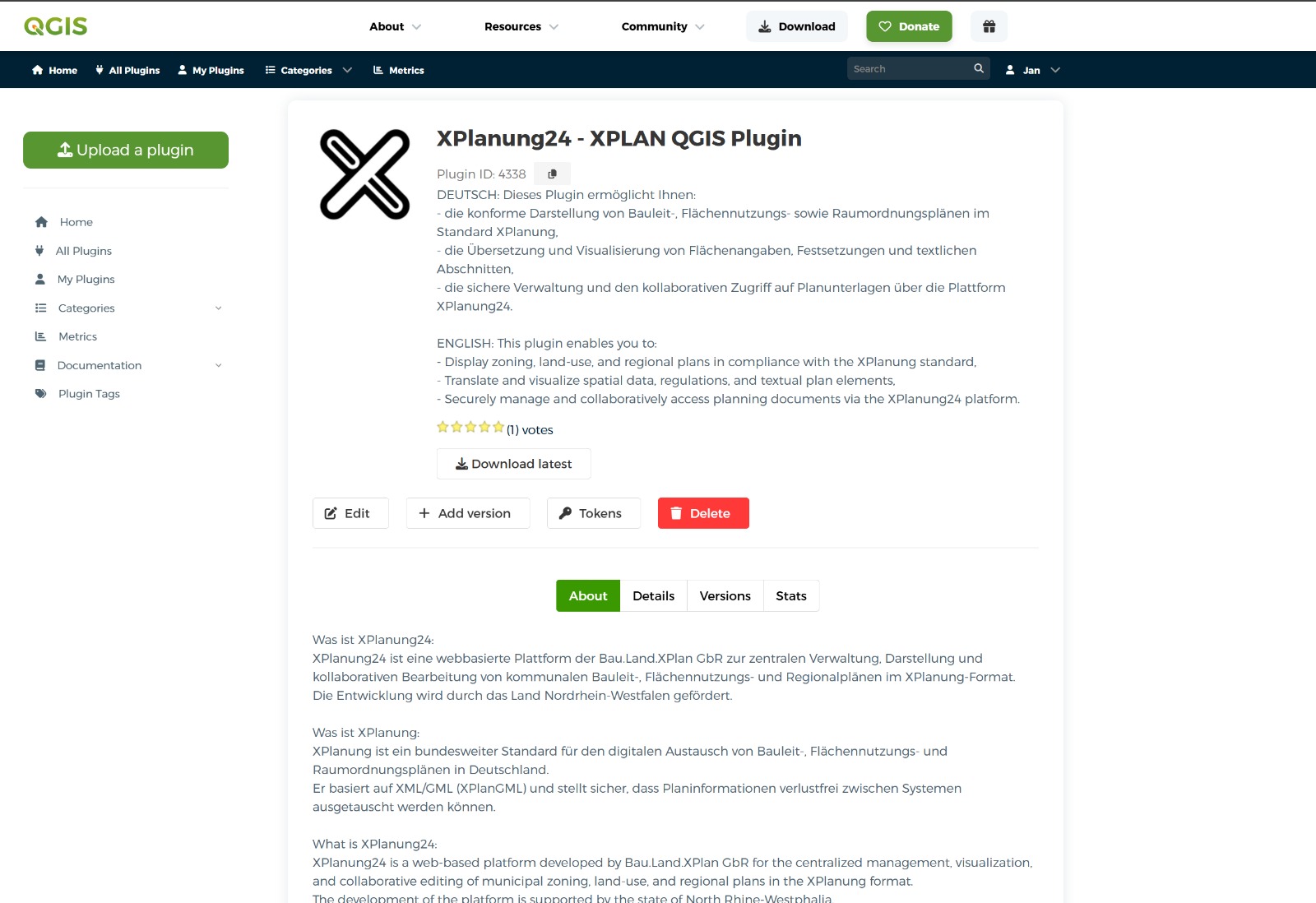 QGIS-PlugIn für mehr Komfort jetzt verfügbar
