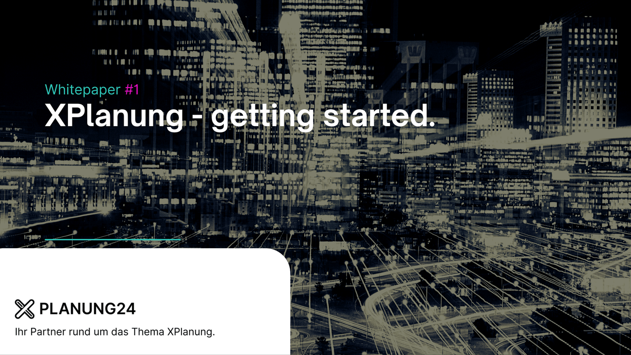 Titelseite des Whitepapers „XPlanung – getting started“